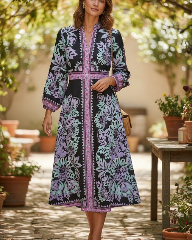 Long sleeve maxi dress