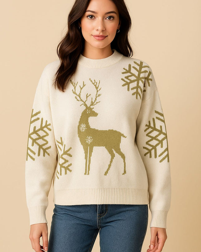 Reindeer Cozy Sweater