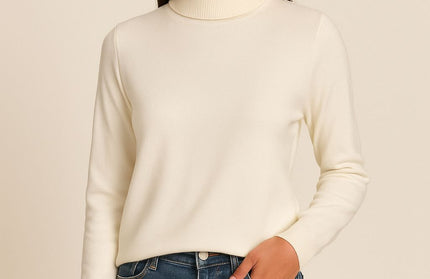 Luxe Cream Turtleneck