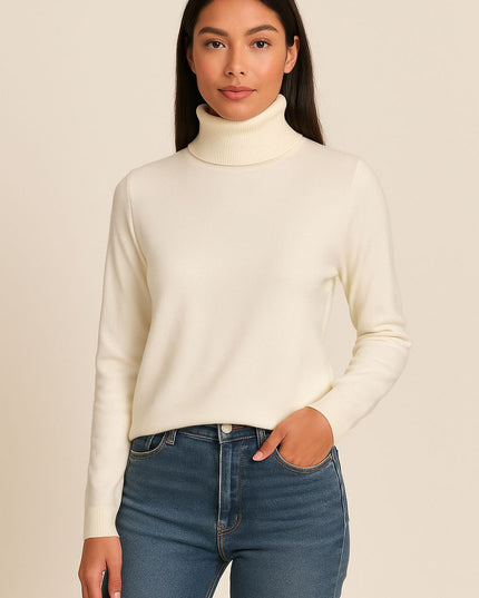 Luxe Cream Turtleneck
