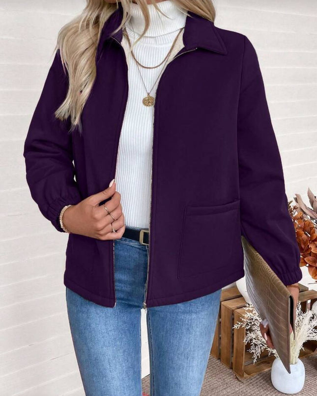 Jacket with warm inside