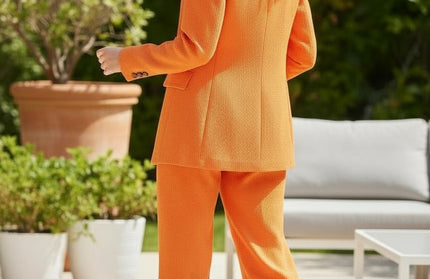 Elegant Orange pants suit