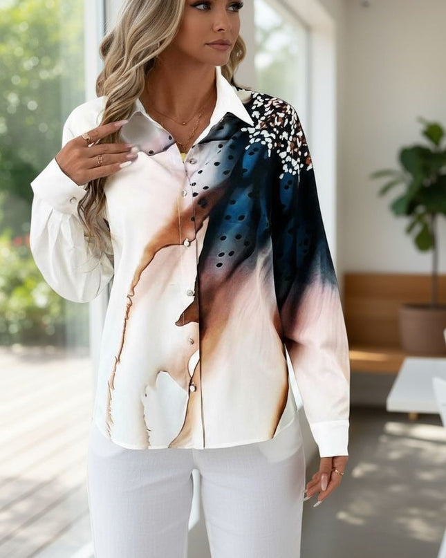 Long sleeve elegant blouse