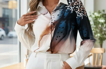Long sleeve elegant blouse