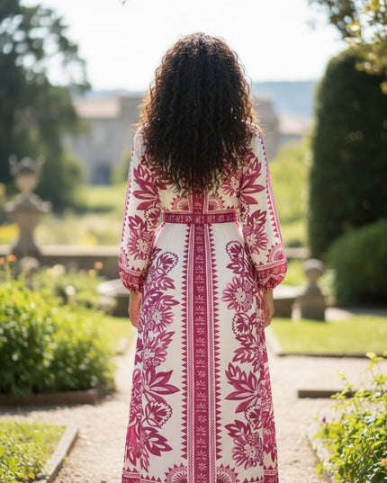 Long sleeve maxi dress