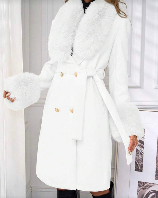 The Riveria Trench Faux Fur