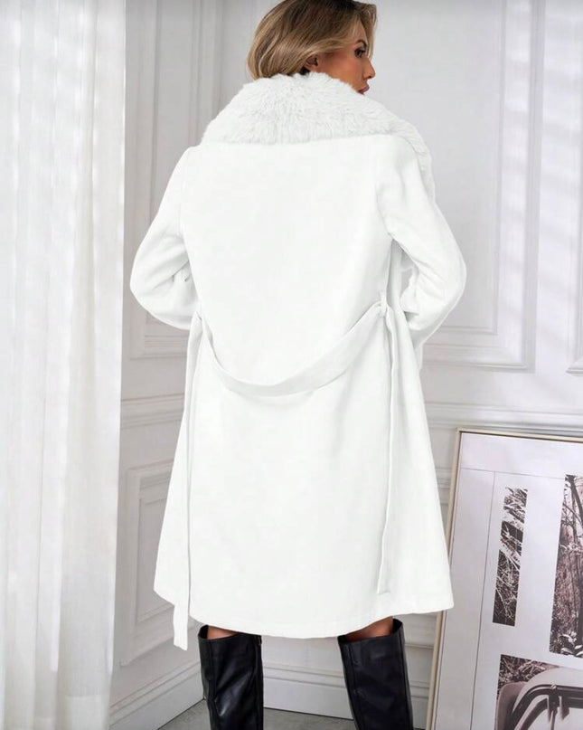 The Riveria Trench Faux Fur