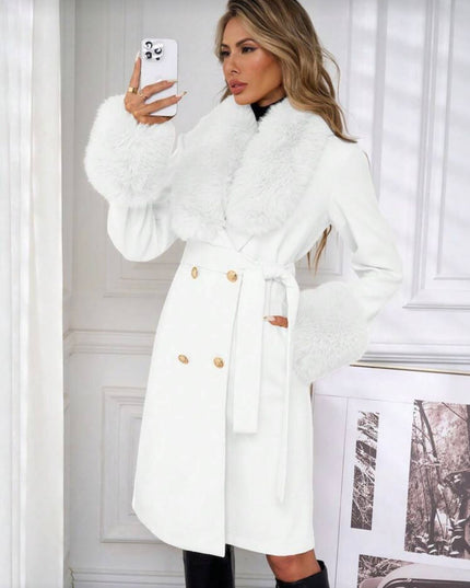 The Riveria Trench Faux Fur