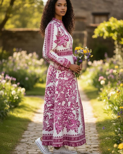 Long sleeve maxi dress